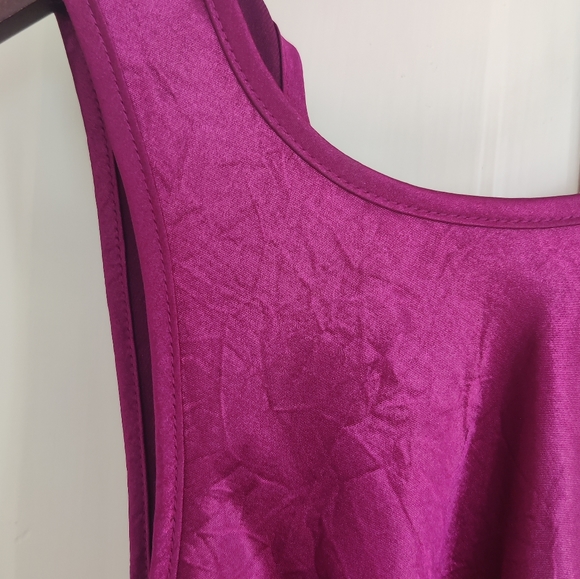 NWT House of Harlow 1960 satin purple/plum dress - Picture 2 of 4